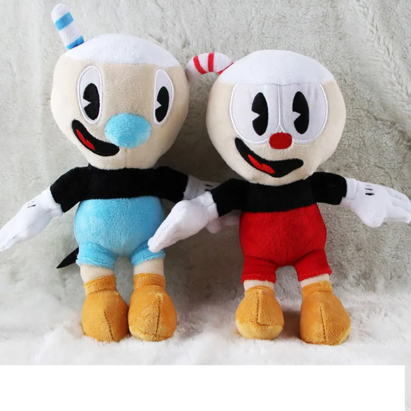 Мягкая плюшевая игрушка Cuphead Mugman 10 дюймов 25 см|doll stuffed|toy plushdoll plush toy |