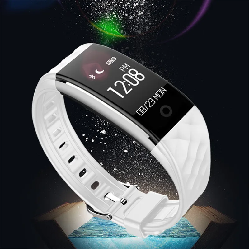 S2 Bluetooth 4 0 смарт браслет для женщин монитор сердечного ритма OLED Фитнес с шагомером