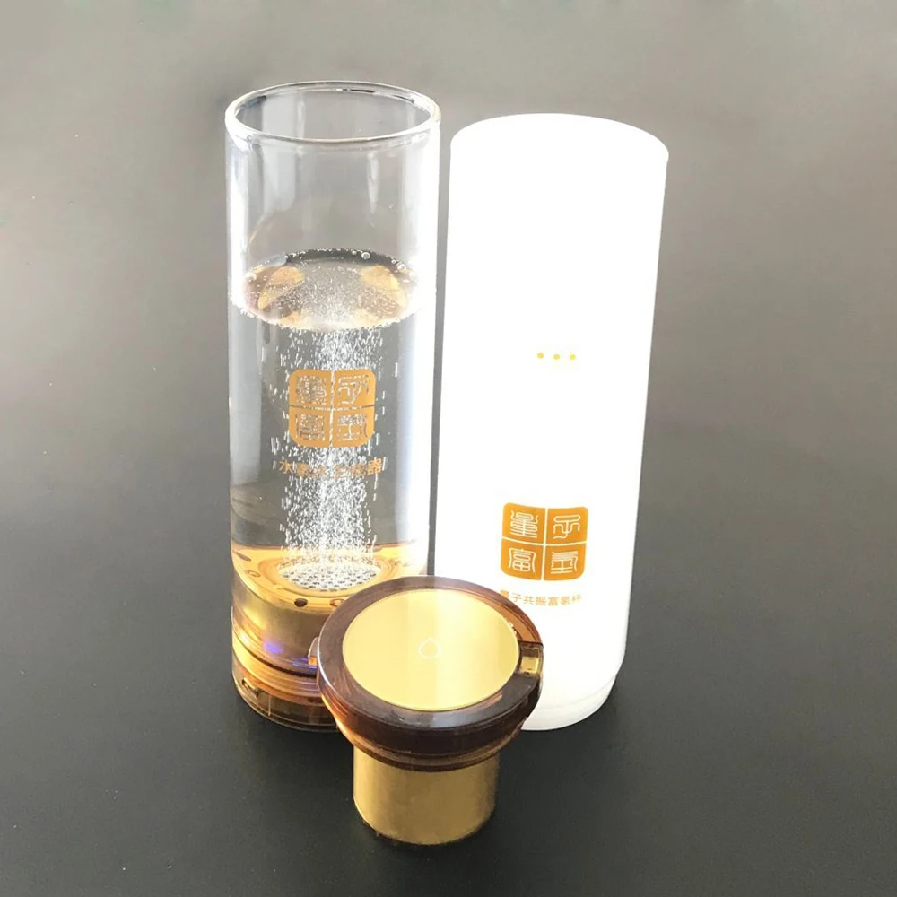 

Rechargeable Hydrogen Water Generator Glass Bottle MRETOH 7.8Hz Two-In-One DuPont SPE Electrolysis Pure H2 Ionizer Improve Sleep