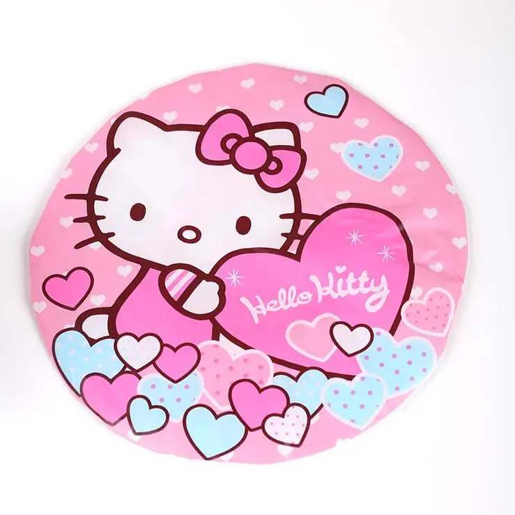 Шапка для душа Hello Kitty Корейская с рисунком кота Kt оригинальная водонепроницаемая