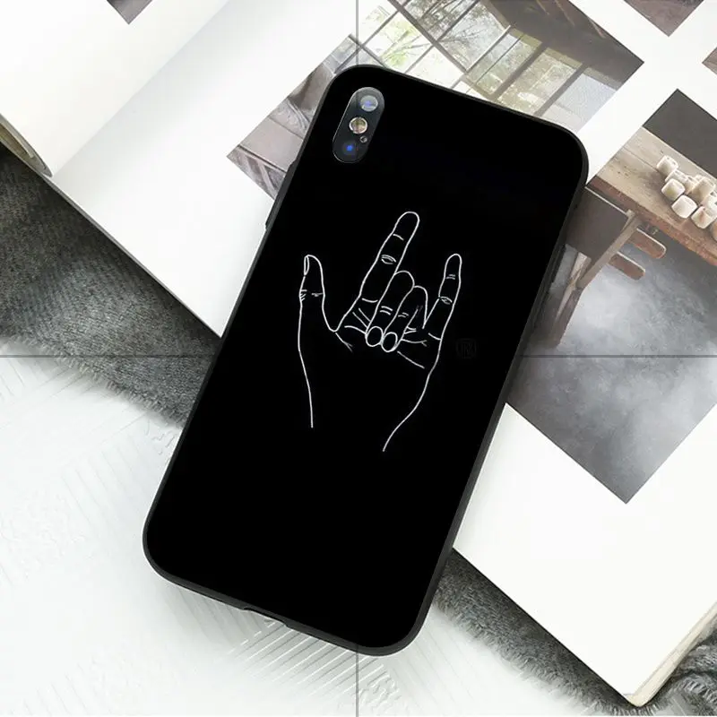 Ruicaica минималистичный стиль серии линий клиента чехол для телефона для Apple iPhone 8 7 6 6S Plus X XS MAX 5 5S SE XR Чехол для мобильного телефона s