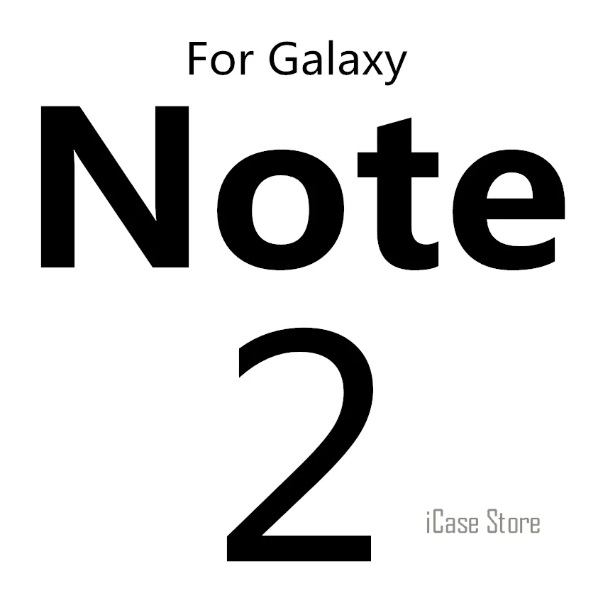 note 2 Высококачественная Защитная пленка для экрана из закаленного стекла для samsung Galaxy S3 S4 S5 NEO S6 S7 Note 2 3 4 5 Grand Core Prime Duos - Цвет: note 2