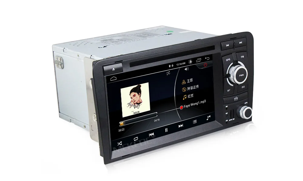 2DIN HD 1024*600 Android 9,1 автомобильный DVD плеер радио gps Navi для AUDI A3 S3 2003 2004 2005 2006 2007 2008 2009 2010 2011 WI-FI RDS