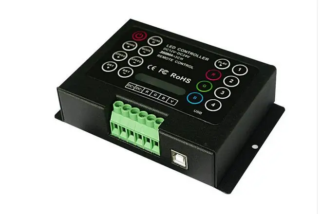 BC 380 700 LED RGB контроллер 700mA/CH * 3 IR пульт дистанционного управления настенная шайба