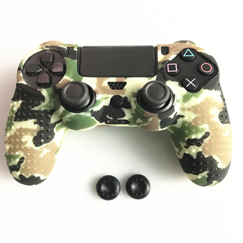 PS4 контроллер точки Декаль силиконовый гель защитный рукав кожа ручки чехол крышки для Playstation 4 PS4 Pro Slim аксессуары - Цвет: Type 12