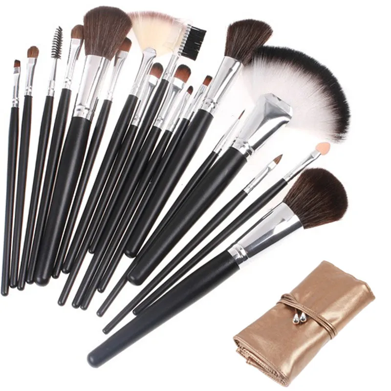 Набор профессиональных кистей для макияжа набор из 18 предметов пудры основы