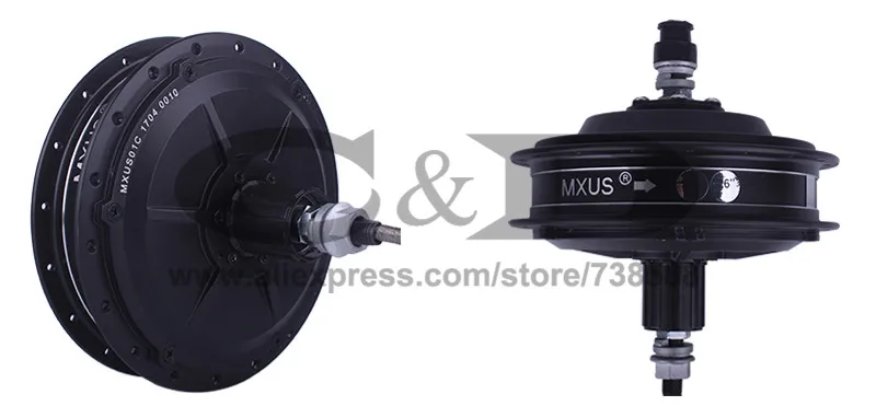 MXUS 500 Вт BPM Набор для электровелосипеда 36 В 13.6AH 48 в 52 в 10.2AH мотор-редуктор MX01C 01F 01R Hailong батарея ЖК-панель