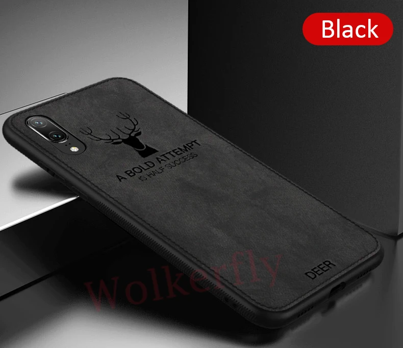 Роскошные ткани накладка олень Для huawei Y9 Коврики 20 Lite рro 20X на Honor 8C 8X Max 7A 7C; размеры 9 и 10 P10 P20 Lite Nova 3i P Smart чехол