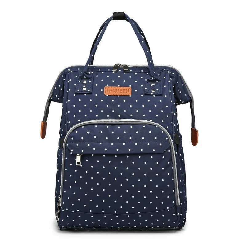 Blue-Dot Женские рюкзаки, женские сумки для подгузников, сумка для подгузников, детский рюкзак для путешествий, дизайнерская водонепроницаемая сумка для беременных - Цвет: Blue-Dot