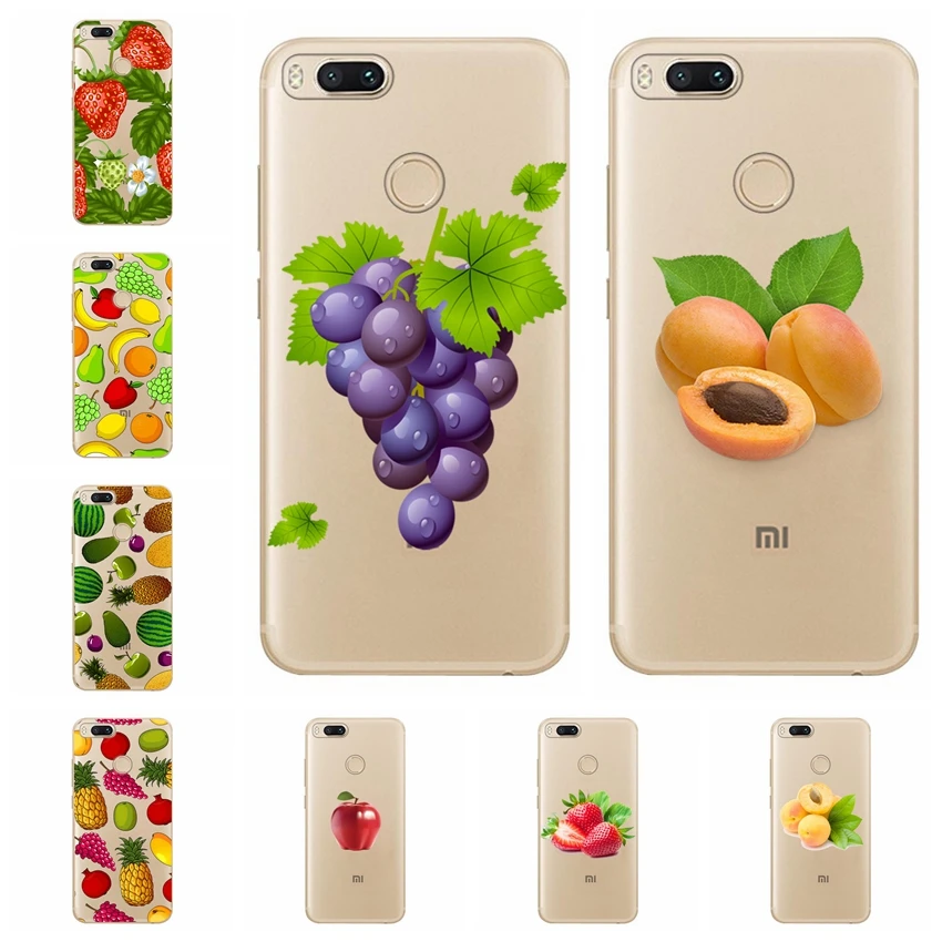 For Xiaomi Redmi 4X Note 3 4 Pro 4A 5 6 6pro Food Fruit Pineapple Lemon Banana Cactus Strawberry Case Cove A655 |