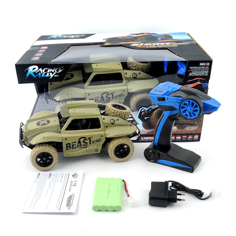 GizmoVine RC Car Short-Course Racing Truck Toys Model Shockproof 4 Wheel Drive High Speed Drift Remote Control Toy For Kids | Игрушки и