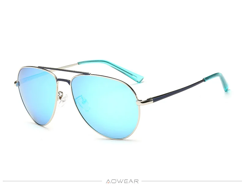 AOWEAR поляризационные солнцезащитные очки для женщин, брендовые, дизайнерские, поляризационные, солнцезащитные очки пилота для мужчин, унисекс, HD, для улицы, для вождения