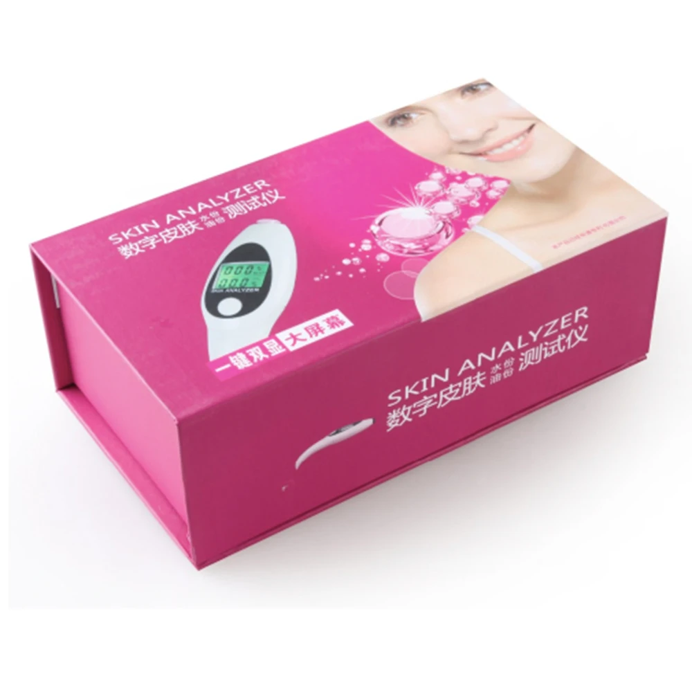 Прецизионный анализатор кожи цифровой ЖК дисплей измеритель для лица инструмент