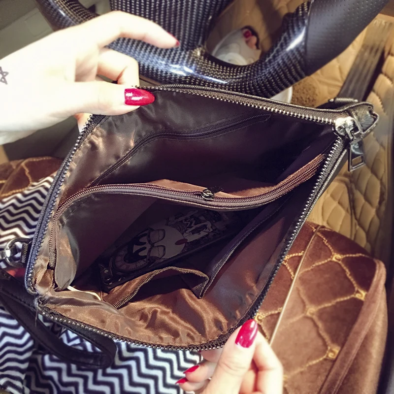 Men Fashion Casual Animal Pattern Leather Handbag Shoulder Bag Male Big Size Clutch Messenger Laptop Bags |