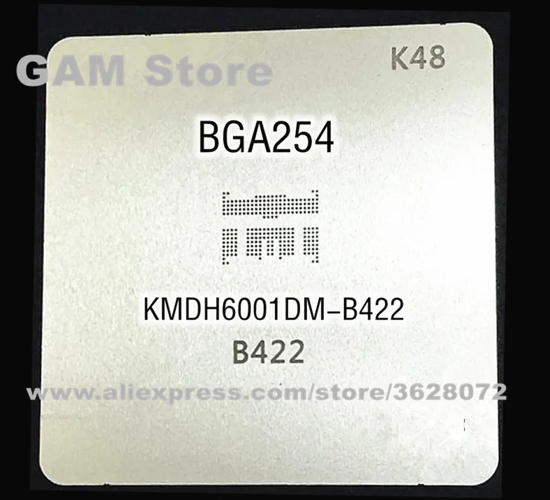 Трафарет для EMMC BGA254 BGA реболлинговый фотоэлемент контакты eMMC прямое нагревание