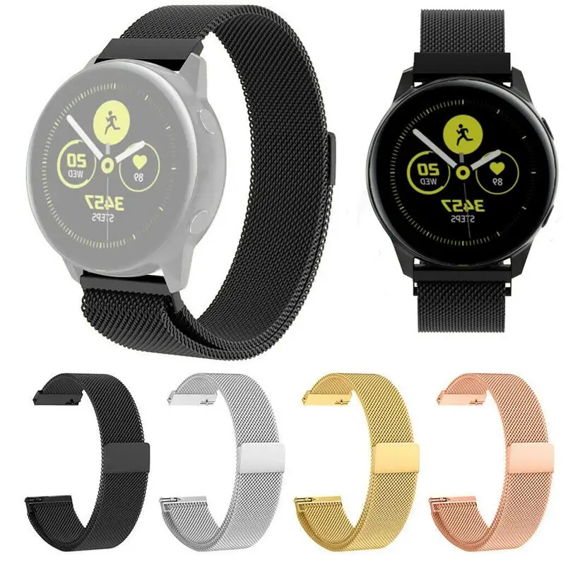 Миланская петля, ремешок для часов Amazfit Pace Bip Xiaomi Huami, ремешок из нержавеющей стали, Миланская полоса, Размер ремешка, ремешок 20 мм, 22 мм, ремешок