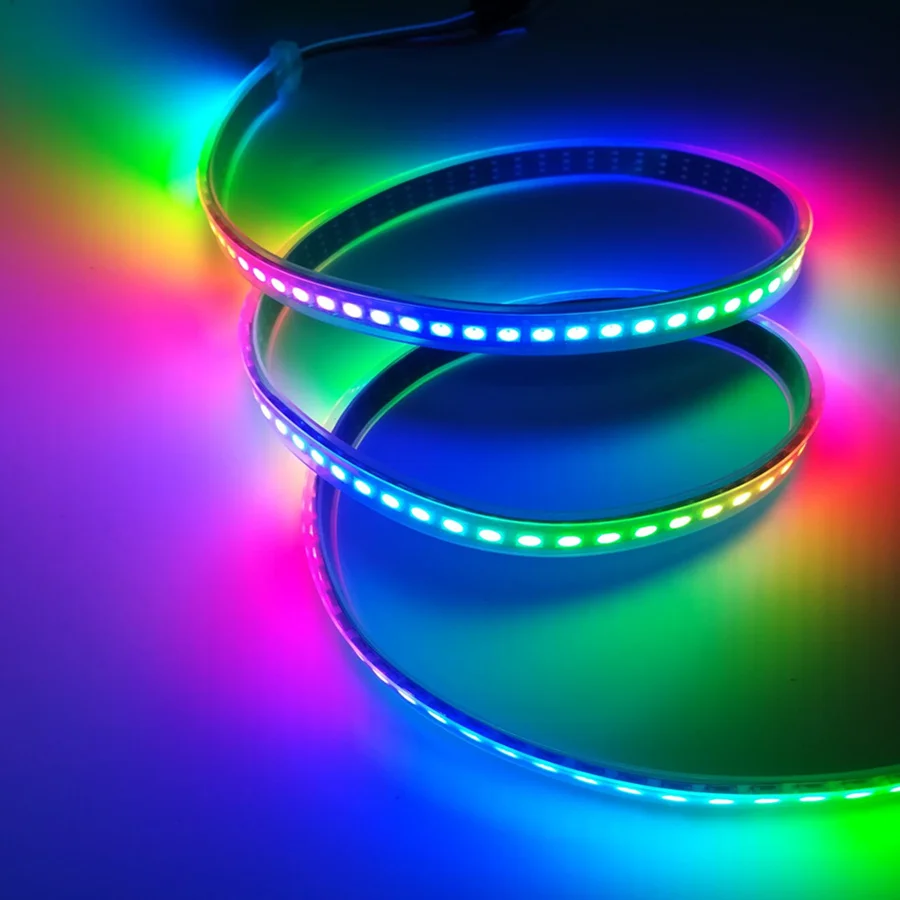 

Individually Addressable RGB LED Strip Light WS2812B SK6812 LED Stripe DC 5V 5050 Waterproof Diode Flexible Neon Led Tape Lamp