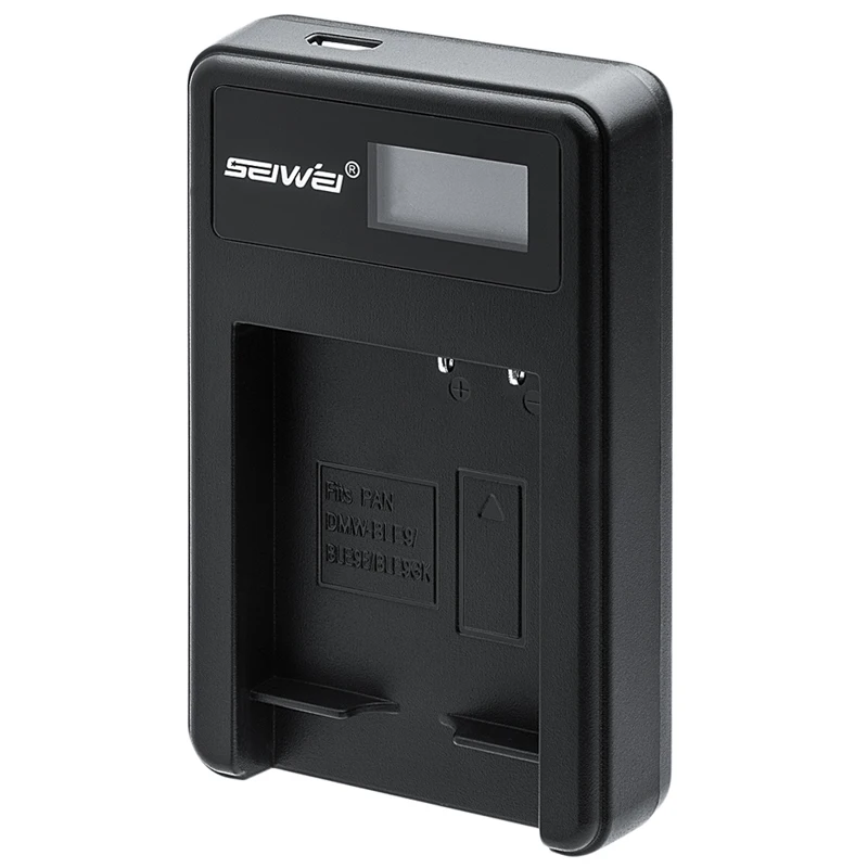 

SEIWEI DMW-BLE9,DMW-BLE9E,DMW-BLE9GK USB Camera Battery Charger with Screen for Panasonic DMC-GF3 GF3X GF5
