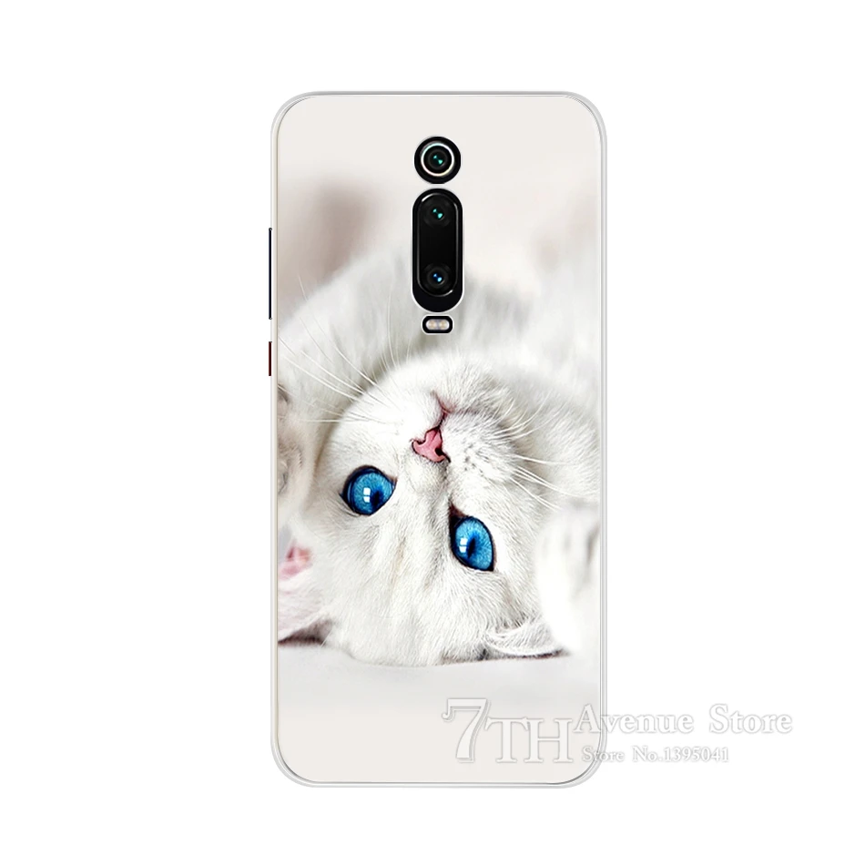 Мягкий силиконовый чехол с милым котом для Xiaomi Mi 9T Pro задняя крышка телефона K20 K 20