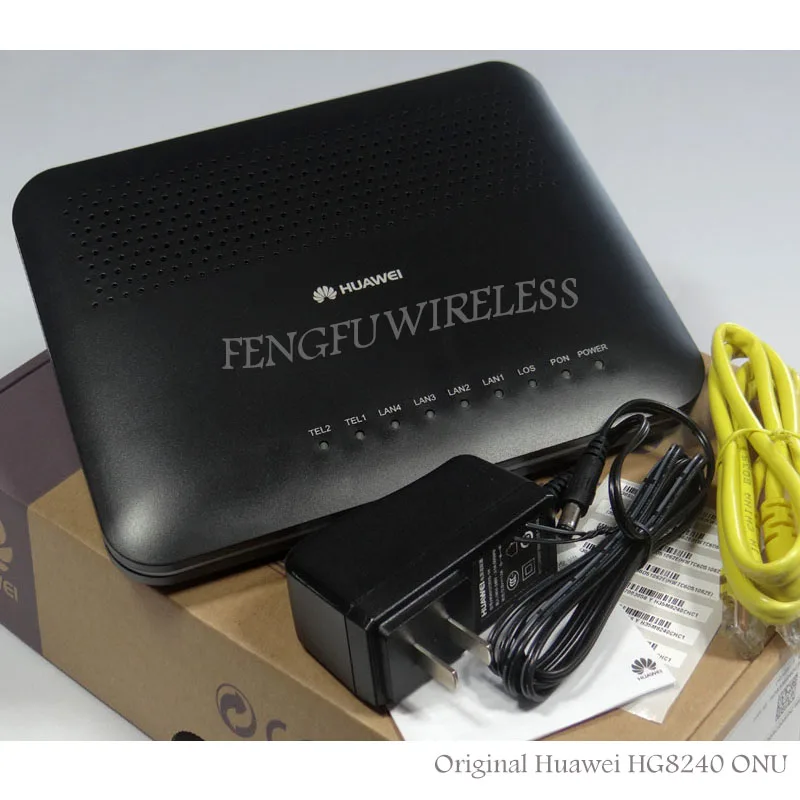 10 шт./лот Hua wei Оригинал HG8240 GPON ONU с 4FE + 4LANS WIFI ПОРТ английский firewire самой высокой