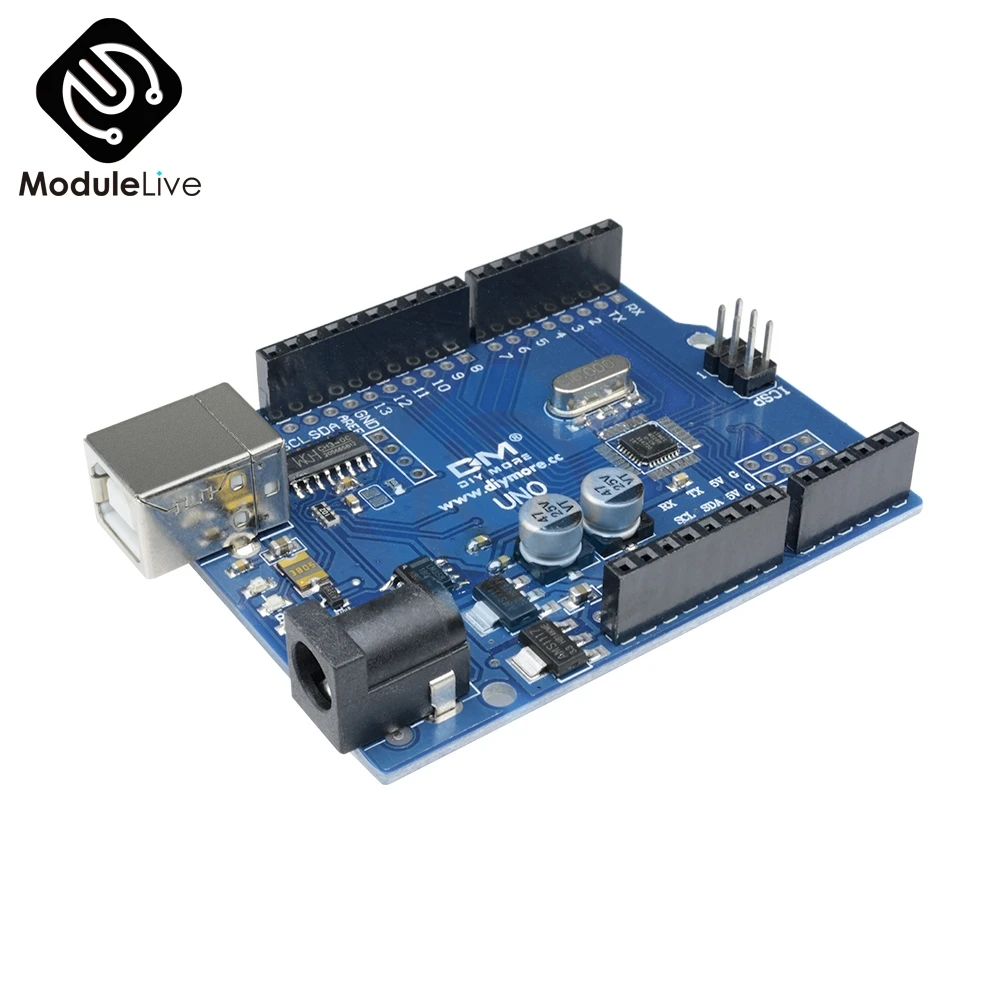 UNO R3 Compatibles Board mit Atmel ATmega328P 16 МГц CH340 CH340G USB драйвер платы заменить Atmega16U2 One|Детали и