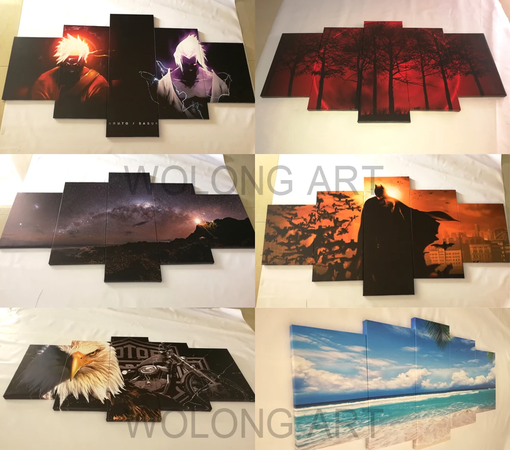 Холст картины Рамки стены Книги по искусству Сокол Тысячелетия фотографии для Декор в гостиную 5 шт. Star Wars фильм плакат HD печатных