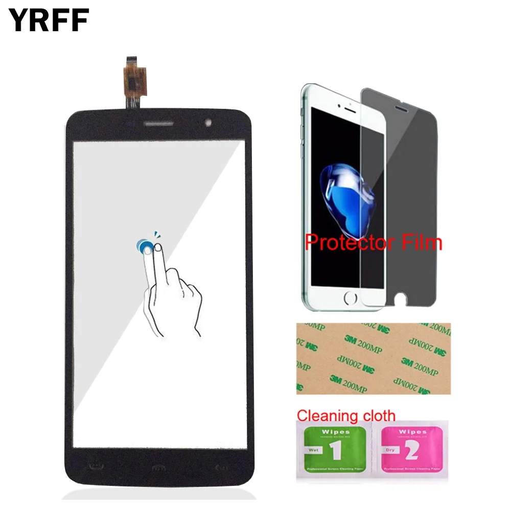 YRFF 5 ''сенсорная панель для мобильного телефона сенсорного экрана HT17 передняя