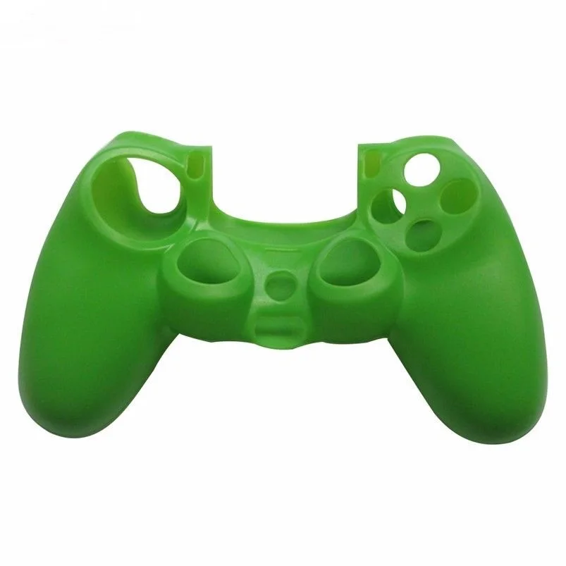 Green Цветной силиконовый защитный чехол для SONY Playstation 4 PS4 - Цвет: Green