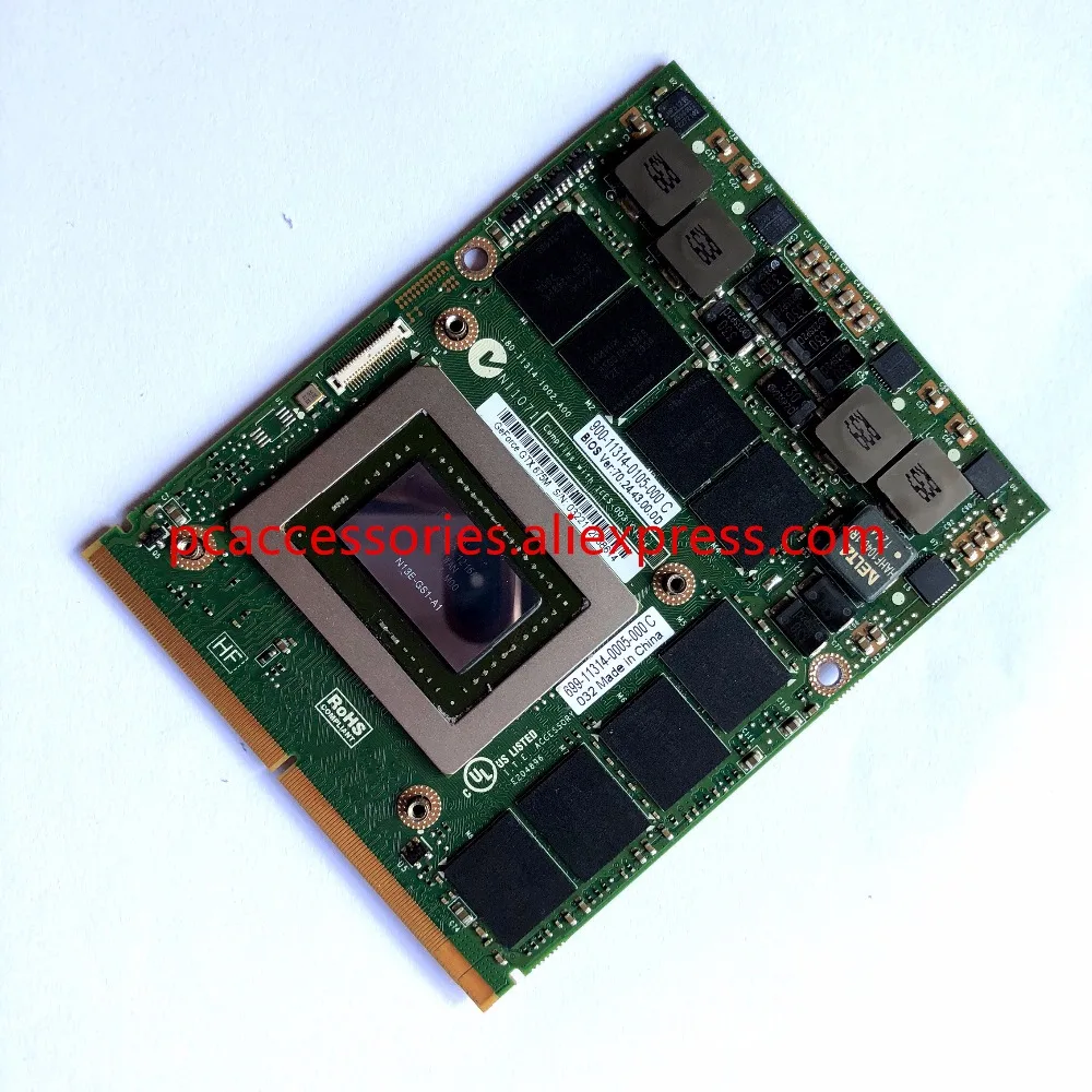 Видеокарта GTX675M GTX 675M 2G VGA 7W4GT HXD3N C0XGT для ноутбука Dell M6000 M6600 M6700 M6800 M15X M17x R2 R3 R4|Карты