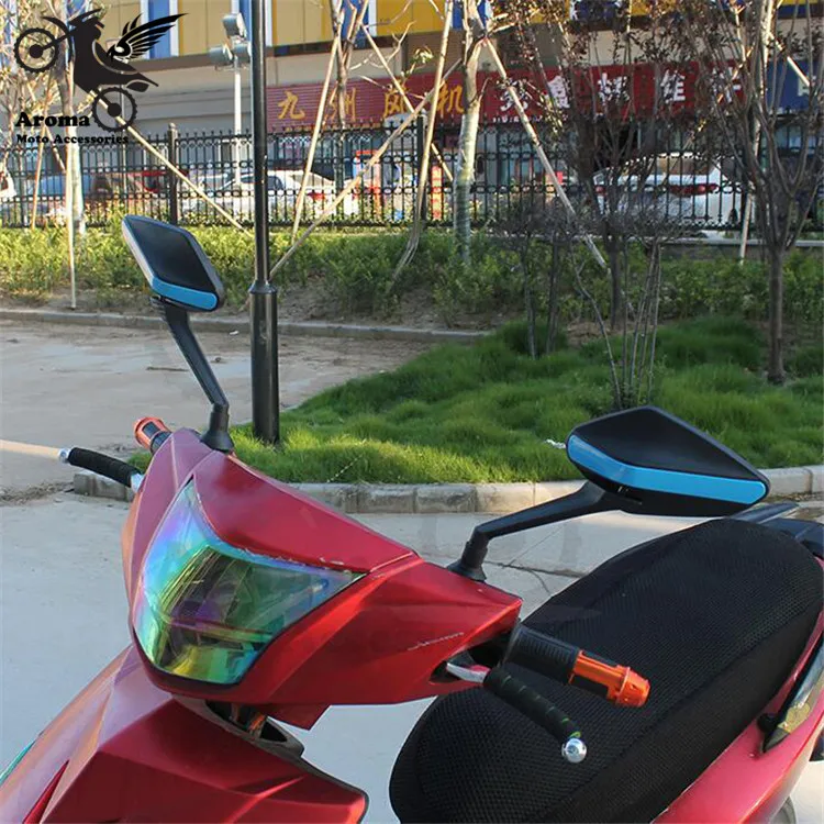 4 цвета, питбайк, мото rbike, зеркала заднего вида, unviersal, 10 мм, 8 мм, скутер, зеркало, мото rcycle, зеркало заднего вида, мото боковое зеркало