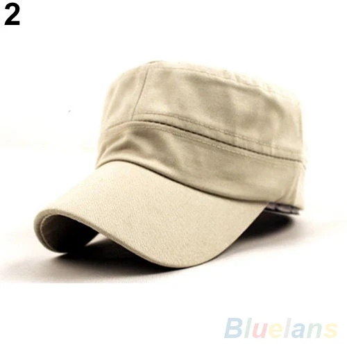 

Hot Women Men Fashion Summer Adjustable Classic Army Plain Vintage Hat Berets