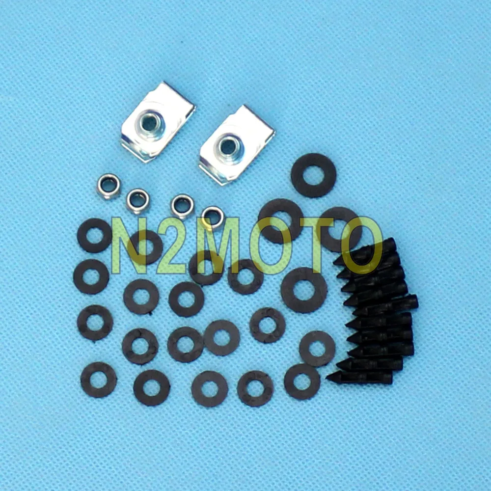 Полный комплект обтекателей для мотоцикла черного цвета из 124 болтов HONDA CBR1000RR CBR