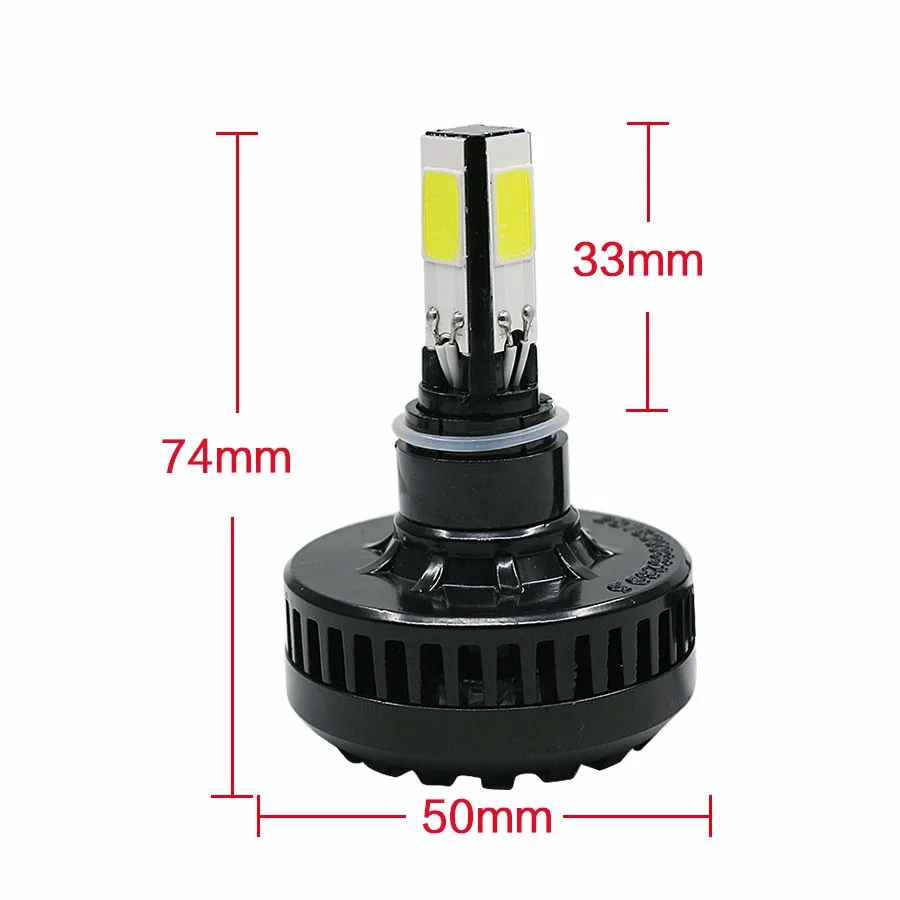 H4 led 9003 HB2 4 COB Автомобильная мотоциклетная фара дальнего ближнего света 24 Вт 3500LM 6000 К DC 12 В 24 В противотуманная фара яркая Новинка