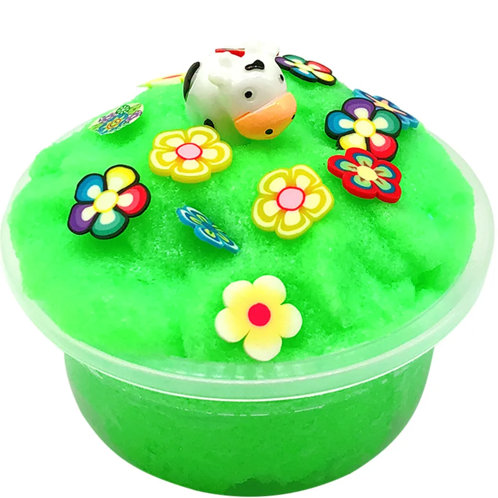 TELOTUNY Slime глина облако ледяное миры буфами на рукавах Squishies грязь слизи Шпатлёвки ароматизированный стресс глины игрушка-Лизун развивающая игрушка Горячее предложение J24