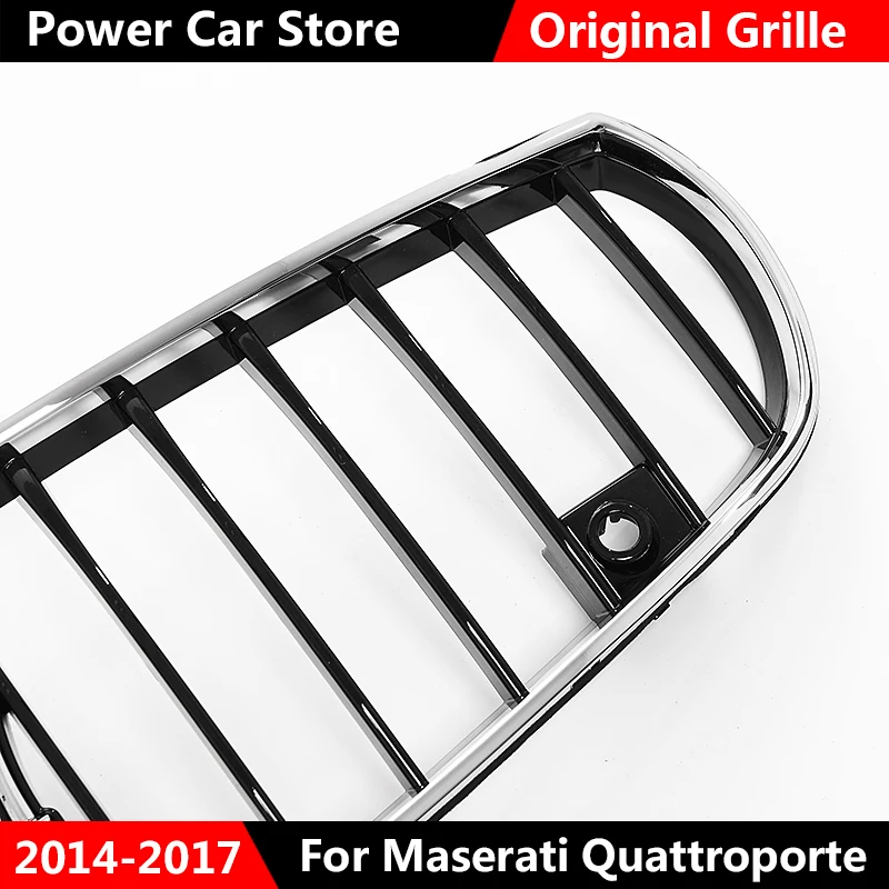 Подходит для Maserati Quattroporte Chrome Black Front OEM оригинальный бампер Гриль 2014 2017