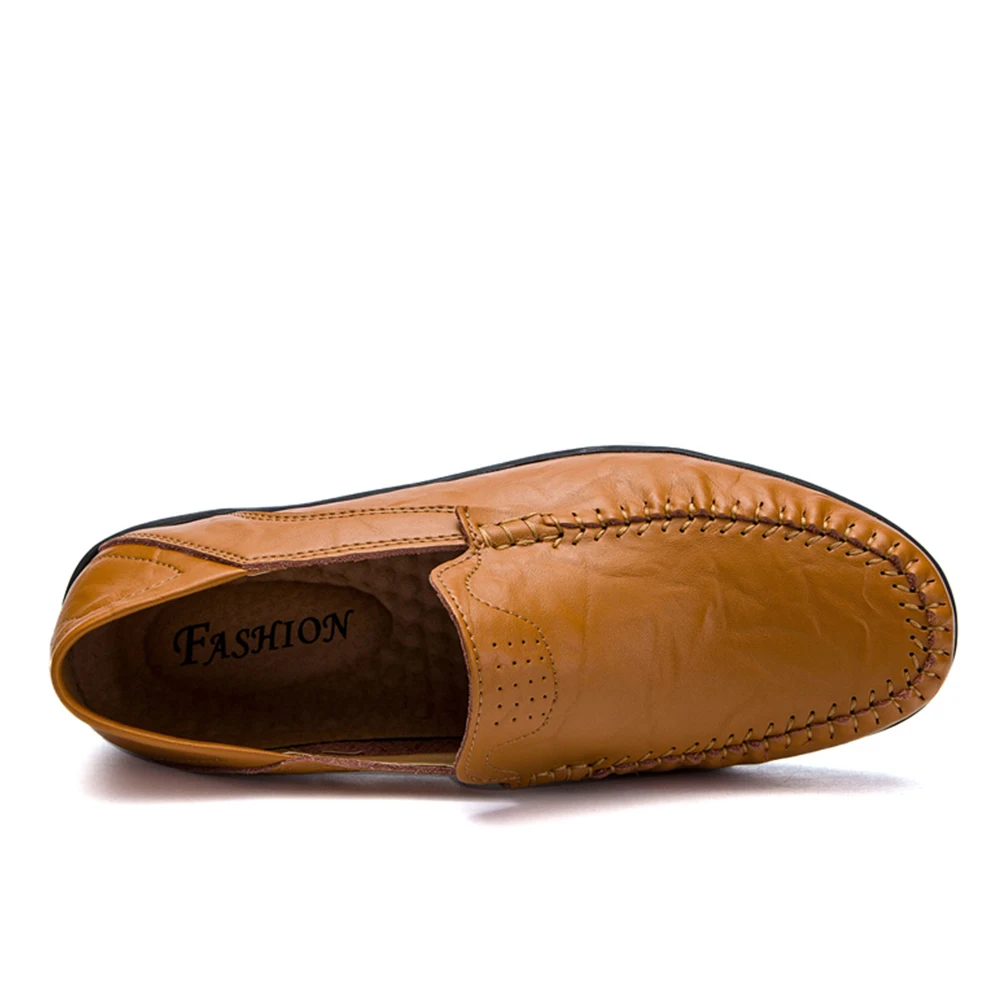 Туфли LAISUMK мужские кожаные Повседневная Удобная летняя обувь большие размеры |