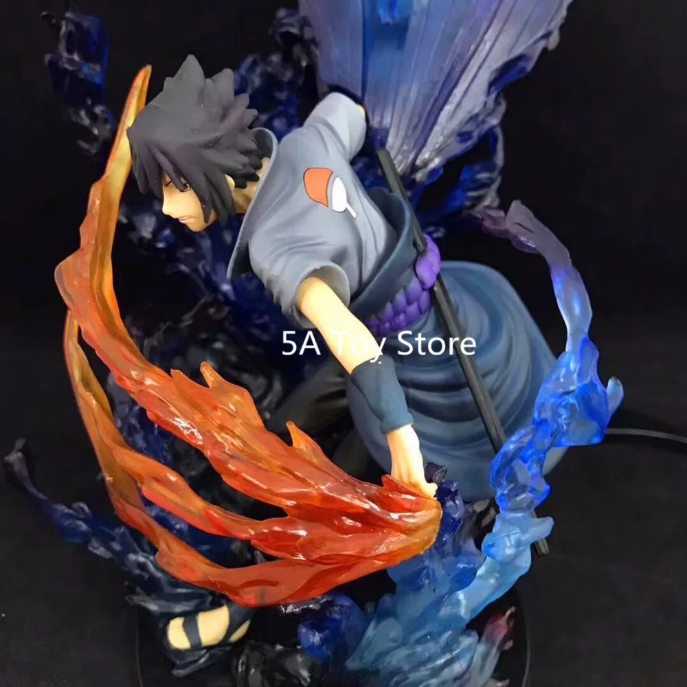 Экшн-фигурка рисунок аниме Наруто Zero Fire Uchiha Itachi и Sasuke Susanoo из ПВХ Коллекционная