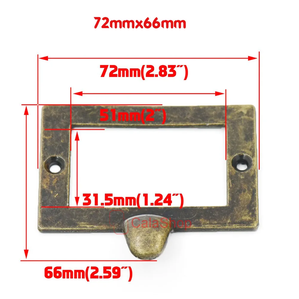 5 шт./лот бирка для ящика Офисная папка ручка домашнего шкафа держатель карт с