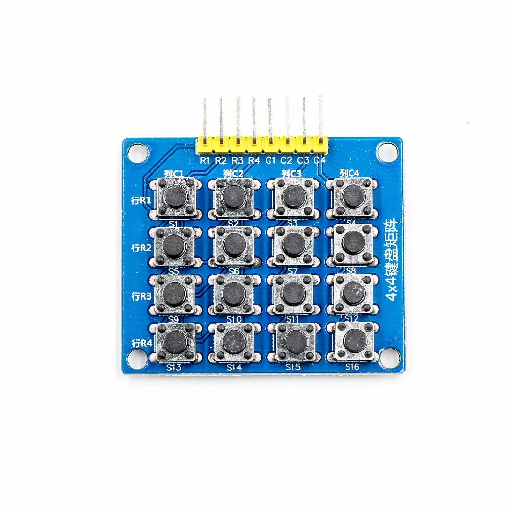 8pin 4x4 4*4 Матрица 16 кнопок клавиатуры макетный модуль микроконтроллер для arduino Diy Kit