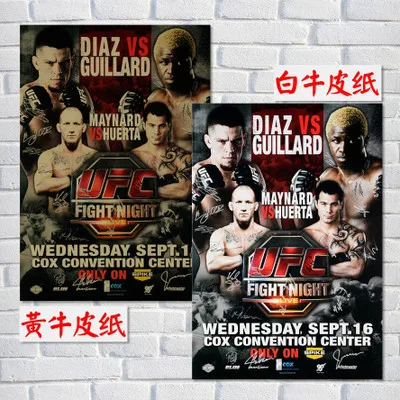 UFC MMA/крафт-бумага/наклейки на стену/постер для бара/кафе/Ретро плакат/декоративная живопись