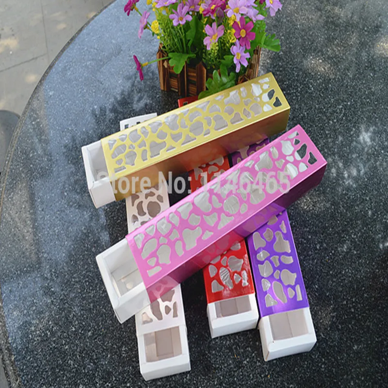 DHL Бесплатная доставка 100 шт Свадебные Роскошные полые Макарон контейнер/коробка