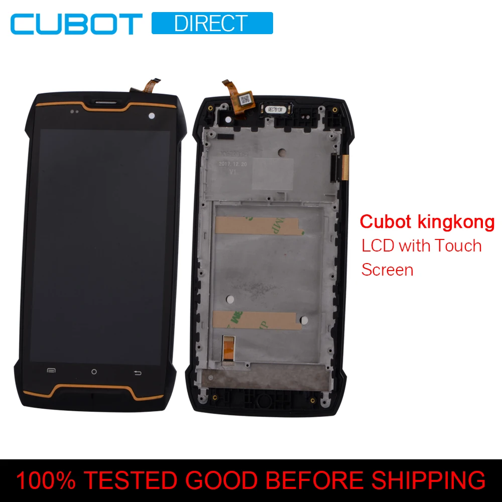 Cubot King Kong сменный дисплей TP сенсорный экран + ЖК Лицевая оболочка для смартфона 5 0