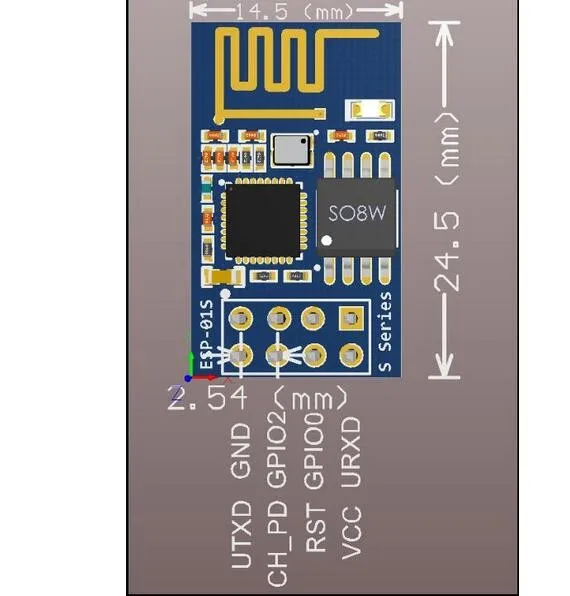 1 шт. улучшенная версия Φ ESP8266 последовательный беспроводной модуль