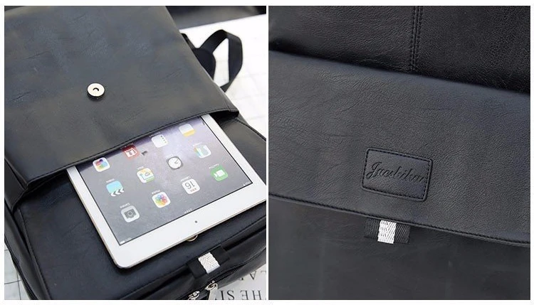 Fashion PU Leather School Backpack Men Small Laptop Travel Back Pack Bookbags Luxury Backpacks Vintage sac a dos homme | Багаж и сумки