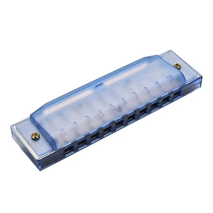 1 Pc 10 Holes Harmonica Learning& Education Plastic Harmonica Music Toys