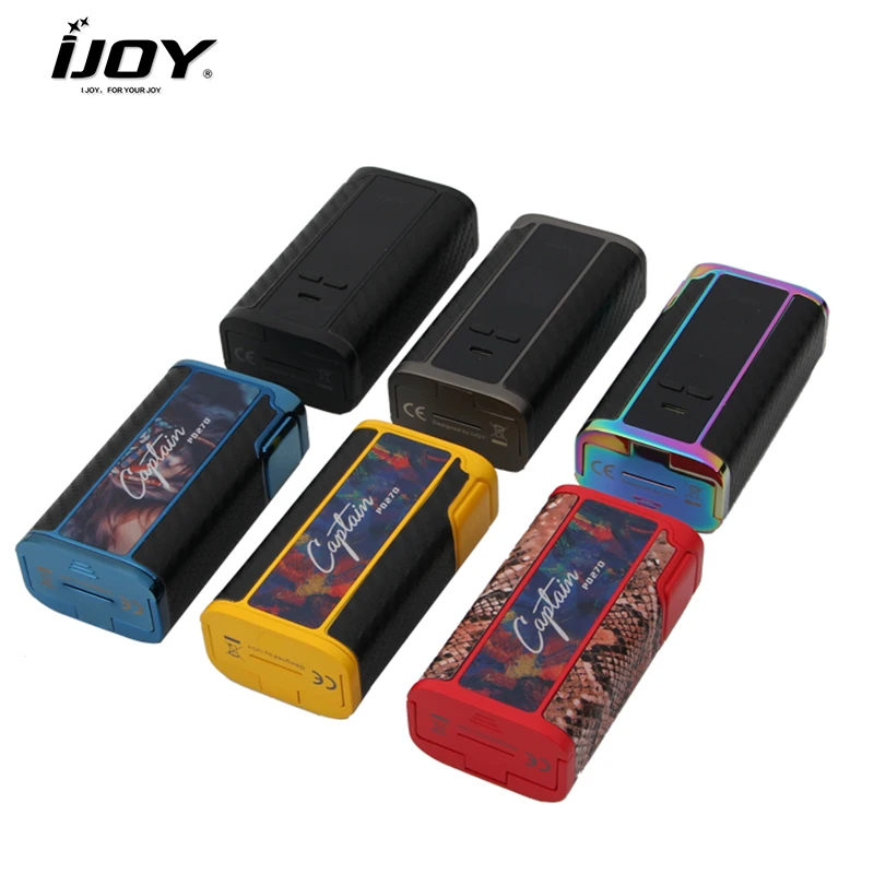 Оригинальная электронная сигарета IJOY Captain PD270 Vape 20700 Вт NI/TI/SS TC вейп с
