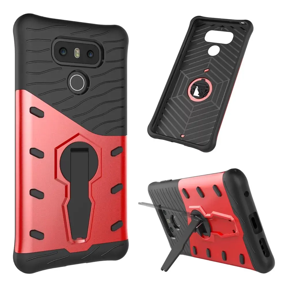 Abhoriz чехол для LG G6 с подставкой двойной Слои ПК и ТПУ задняя крышка |