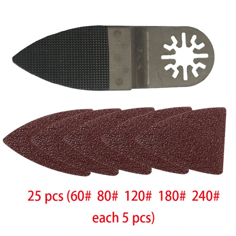 

Finger Sanding Pad+25pcs Sanding Sheet For Multimaster Oscillating Tool
