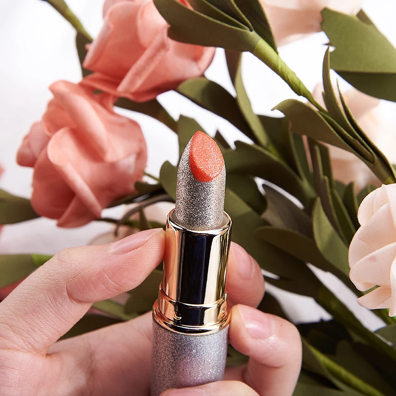 Блестящая Помада для губ водостойкая стойкая блестящая макияжа