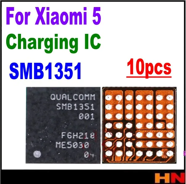 10 шт оптом SMB1351 1351 для Xiaomi 5 зарядное устройство IC USB чип 49 контактов|Шлейфы
